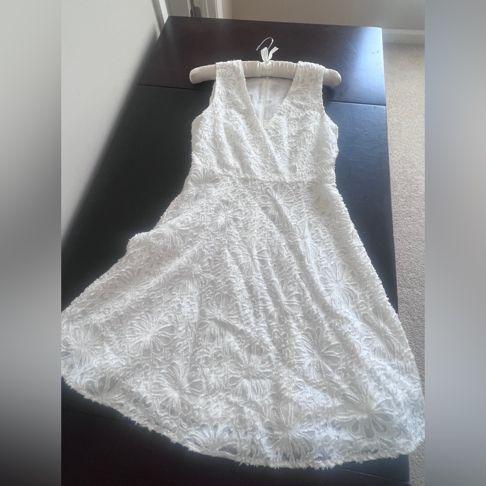 Theory white light weight A line dress